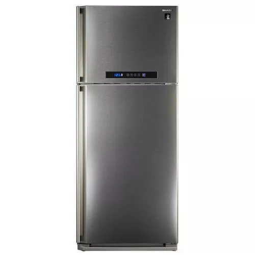 شارب ثلاجة 2 باب بسعة 450 لتر نوفروست لون استانلس بشاشة ديجيتال SJ-PC58A(ST)