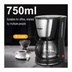 ⁦سونيفير ماكينة تحضير القهوة sf-3555  - 750 مل سعة 6 أكواب 550 وات⁩ - الصورة ⁦2⁩