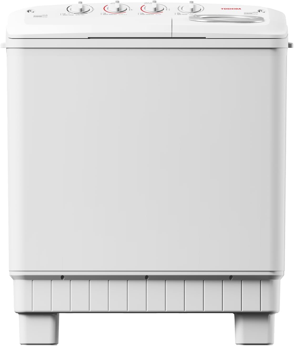 51Lfz79YOdL._AC_SL1500_ غسالة بحوضين VH-Q130MEG، عجلات، أسطوانة كبيرة، هيكل مضاد للصدأ، فلتر، تجفيف بالهواء، 12K، أبيض من توشيبا
