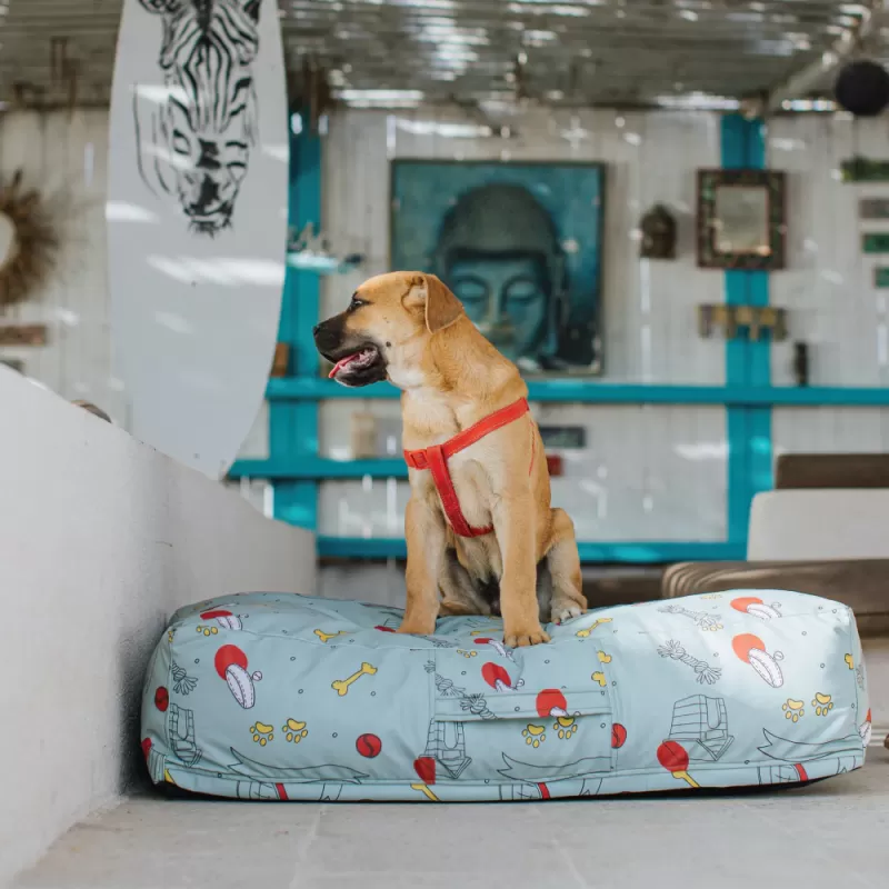 ariika-billy-pet-bed-pvc-black-brown-a-72222 أريكا بيلي سرير للحيوانات الأليفة مقاس 60*90*15 سم لون أسود* بنى A-72222 - الصورة 1