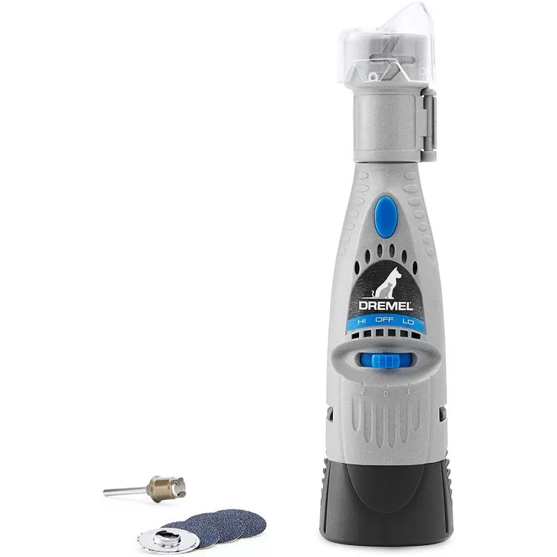 dremel-pet-nail-grooming-kit-f0137020ja دريميل شنيور لتهذيب اظافر الحيوانات يعمل ببطاريه الكالين F0137020JA - الصورة 1
