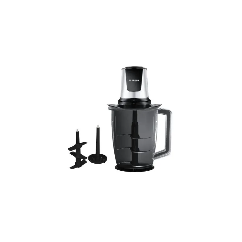 fresh-chopper-700-watt-2-litter-black-ch-700-as فريش كبة بلون أسود ، 2 لتر 700 وات 3 سكاكين، 700.0 واط، CH-700 - الصورة 1